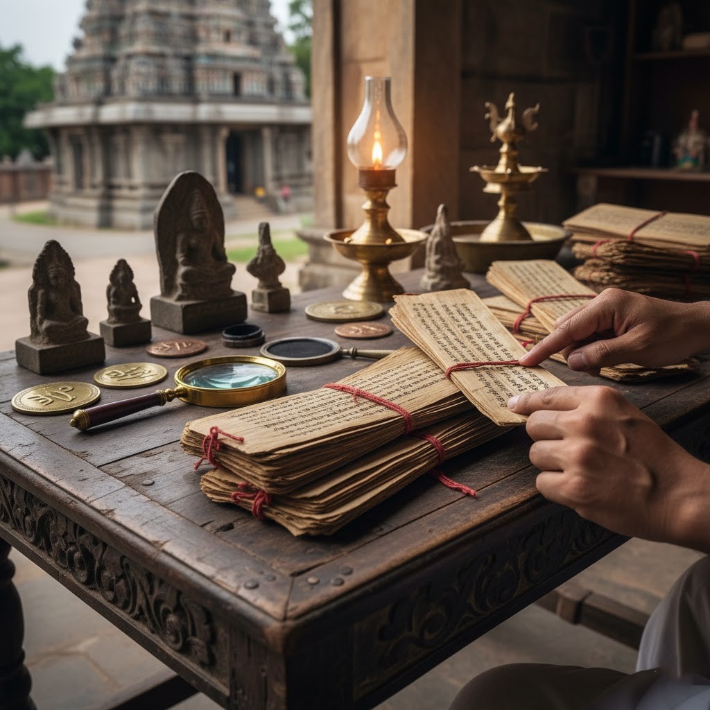 Naadi Astrology Palm Leaf